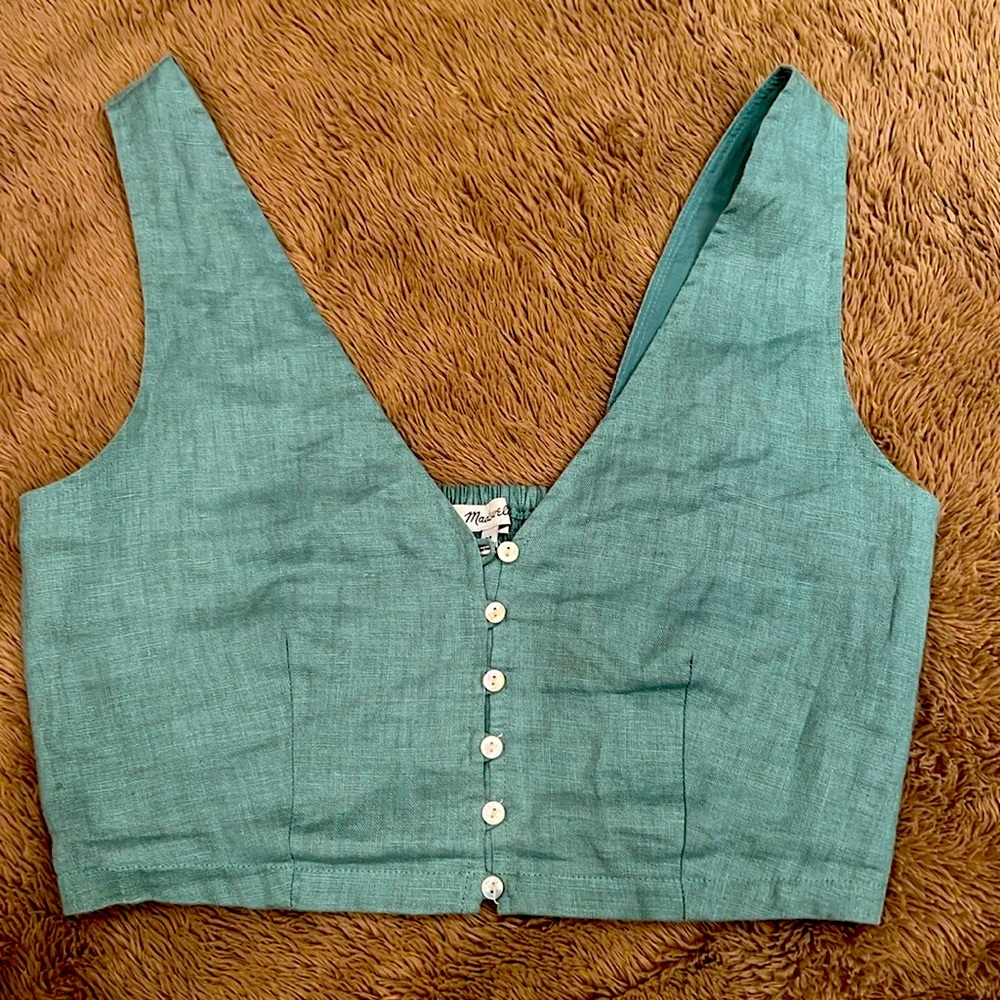 Madewell 100% Linen Vest